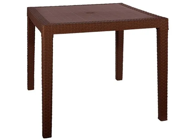 Стол квадратный FIJI Quatro Table Коричневый купить в Геленджике