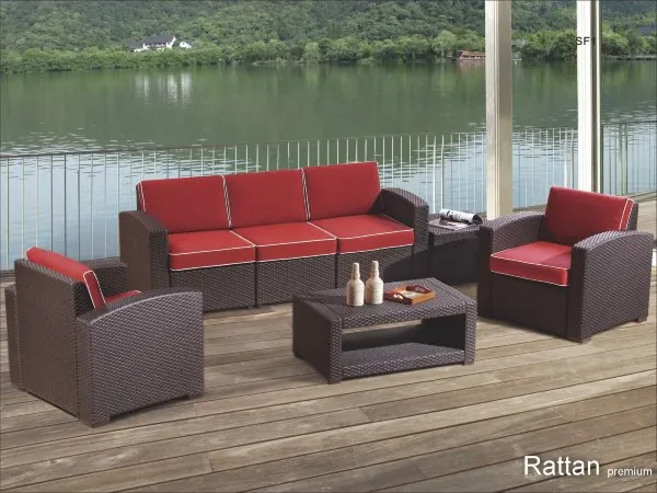 Уличные диваны и кресла коллекции Rattan Premium 5  купить в Геленджике