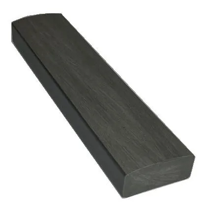 Лавочный брус Ecodecking Некст полнотелый брашированный 70х35 графит купить в Геленджике