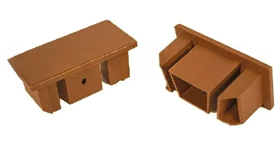 Заглушка для перил торцевая из алюминия GardenParkett Орех купить в Геленджике