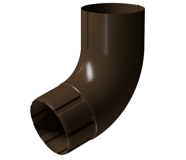Колено 72° D90 Döcke STAL PREMIUM Каштан, (RAL 8017) купить в Геленджике