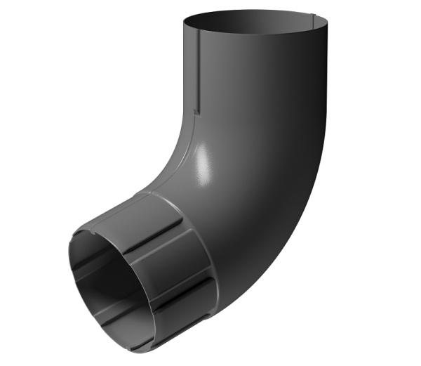 Колено 72° D90 Döcke STAL PREMIUM Графит, (RAL 7024) купить в Геленджике