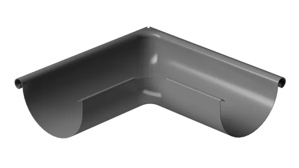 Угол внешний 90° D125 Döcke STAL PREMIUM Графит, (RAL 7024) купить в Геленджике