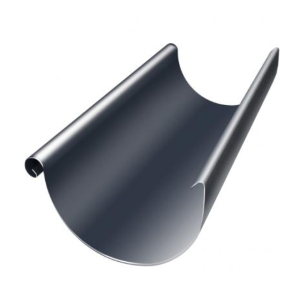Водосток Grand Line 125x90 – Желоб 3м RAL 7024 купить в Геленджике