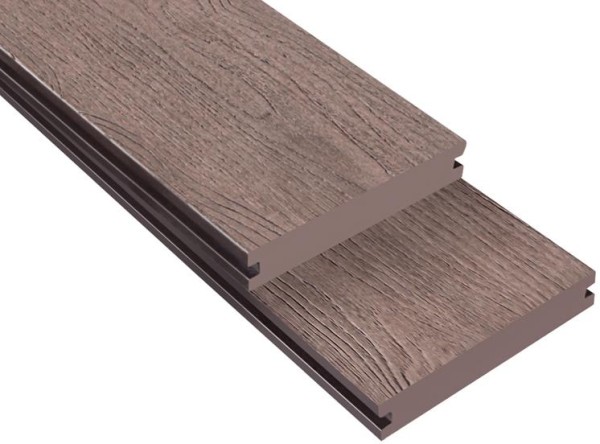 Террасная доска ДПК Outdoor 3D полнотелая NEVADA/CALIFORNIA BROWN коричневая микс купить в Геленджике