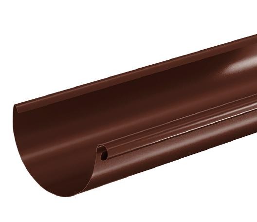 Водосток Aquasistem, система 125x90 - Водосточный желоб 3.00м RAL 8017 Коричневый купить в Геленджике
