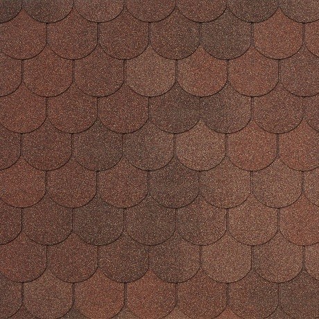 Гибкая черепица Tegola ASSISI terracotta 420 купить в Геленджике