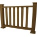 Ограждения из ДПК WOODVEX Кофе купить в Геленджике