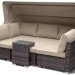 Диван-Трансформер AFINA плетеный из иск. ротанга AFM-320B Brown купить в Геленджике