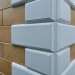 Угол Наружный к Фасадным Термопанелям Доломит Дагестанский Камень 400 мм Белый купить в Геленджике