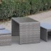 Диван-Трансформер AFINA плетеный из иск. ротанга S330G-W78 Grey купить в Геленджике