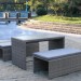 Диван-Трансформер AFINA плетеный из иск. ротанга S330G-W78 Grey купить в Геленджике