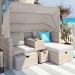 Комплект мебели AFINA плетеной из иск. ротанга AFM-330 Beige купить в Геленджике