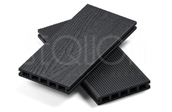 Доска террасная ДПК 3D SEQUOIA Evolution WOOD BLACK купить в Геленджике
