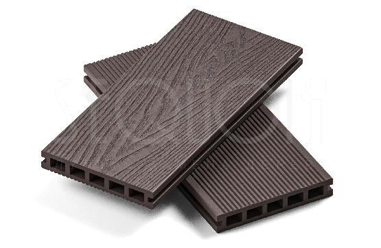 Доска террасная ДПК 3D SEQUOIA Evolution WOOD BROWN купить в Геленджике
