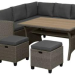 Комплект мебели AFINA плетеной из иск. ротанга AFM-307G-Grey купить в Геленджике