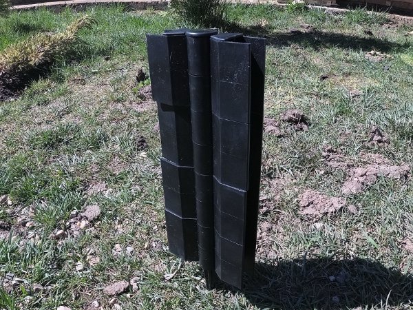 Угловой элемент поворотный, пластиковый от 60° до 300° для доски 300х30 мм из ДПК чёрный Holzhof купить в Геленджике