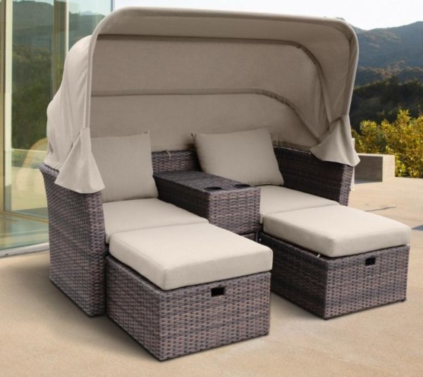Комплект мебели AFINA плетеной из иск. ротанга AFM-330B Brown купить в Геленджике
