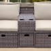 Комплект мебели AFINA плетеной из иск. ротанга AFM-330B Brown купить в Геленджике