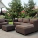 Комплект мебели AFINA плетеной из иск. ротанга YR821A Brown/Beige купить в Геленджике