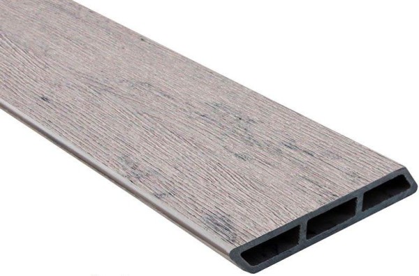 Доска Ромбус 3D ДПК Outdoor STORM GREY серая микс купить в Геленджике