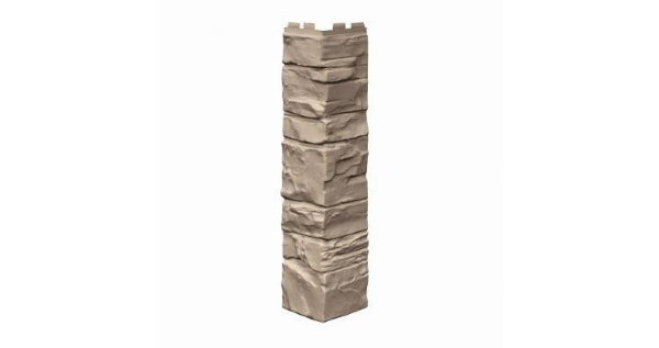 Угол наружный VOX Solid Stone Lazio камень светлая глина купить в Геленджике