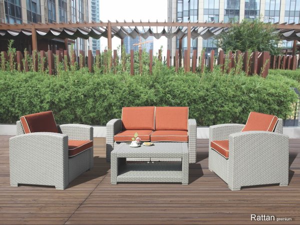 Уличные диваны и кресла коллекции Rattan Premium 4 купить в Геленджике