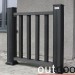 Ограждение из ДПК Outdoor Классик 3D STORM чёрный купить в Геленджике