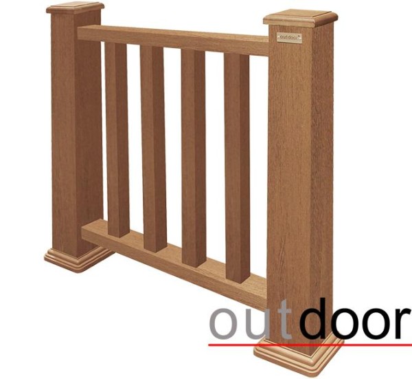 Ограждение из ДПК Outdoor Классик 3D STORM дуб купить в Геленджике