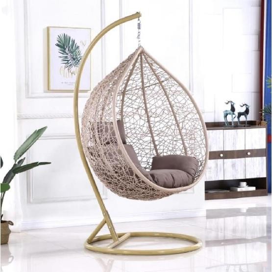 Кресло Подвесное из искусственного ротанга AFM-169A-XLB Beige купить в Геленджике