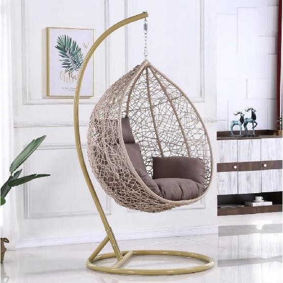 Кресло Подвесное из искусственного ротанга AFM-169A-LB Beige купить в Геленджике
