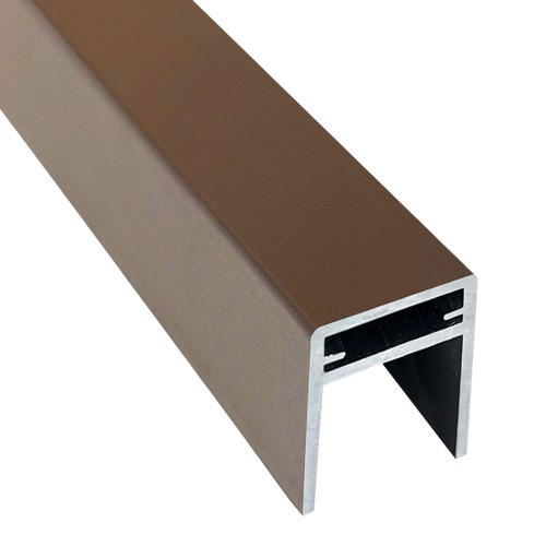 П-профиль Алюминиевый EasyDecking 35x25 Венге купить в Геленджике