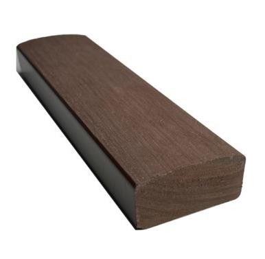 Лавочный брус Ecodecking Некст полнотелый брашированный 70х35 шоколад купить в Геленджике