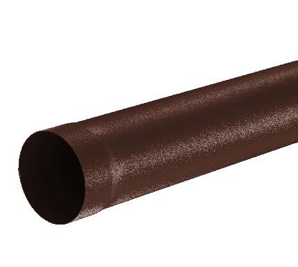 Водосток Aquasistem, Система 150/100 - Труба водосточная 1.00м RAL 8017 Коричневый matt купить в Геленджике