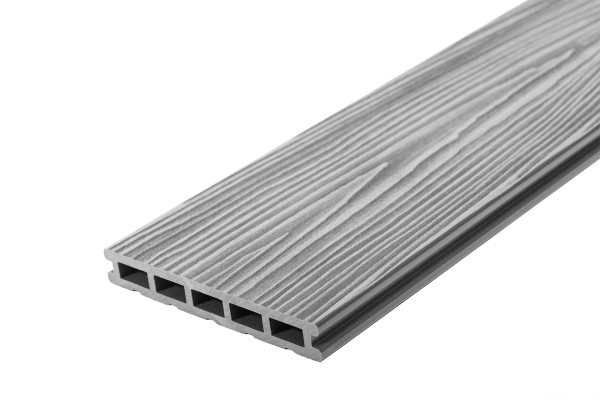 Террасная доска из ДПК RusDecking Unodeck Mogano - Серый купить в Геленджике