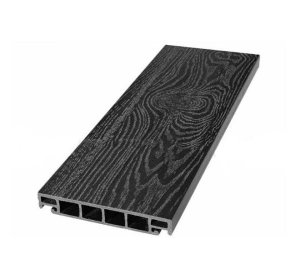 Террасная доска из ДПК SW Salix (T) 2D чёрный купить в Геленджике