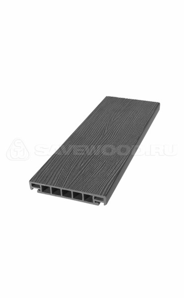 Террасная доска из ДПК SW Salix (S) (R) графит купить в Геленджике