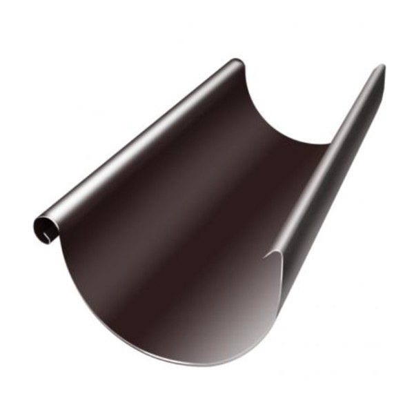 Водосток Grand Line 125x90 – Желоб 3м RAL 8017 купить в Геленджике