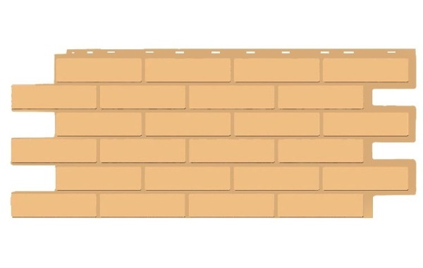 Фасадная панель T-Siding Кирпич Модерн Эко Крем купить в Геленджике