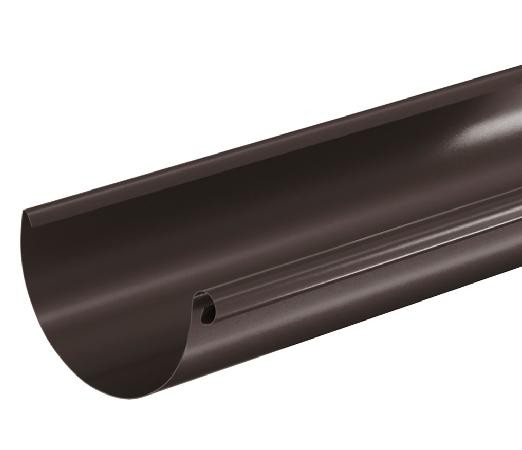 Водосток Aquasistem, система 125x90 - Водосточный желоб 3.00м RR 32 Тёмно Коричневый купить в Геленджике