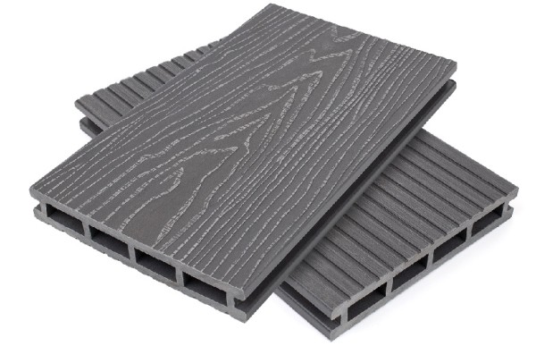 Террасная доская ДПК NanoWood Nature 3D пустотелая Серый купить в Геленджике